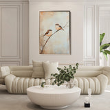 Animals 037 Canvas Art 18" x 24" / 45 x 60 cm / Black