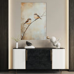 Animals 037 Canvas Art 18" x 24" / 45 x 60 cm / Black