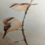 Animals 037 Canvas Art 18" x 24" / 45 x 60 cm / Black