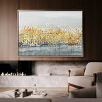 Abstract 037 Canvas Art 60 x 40 cm / Black