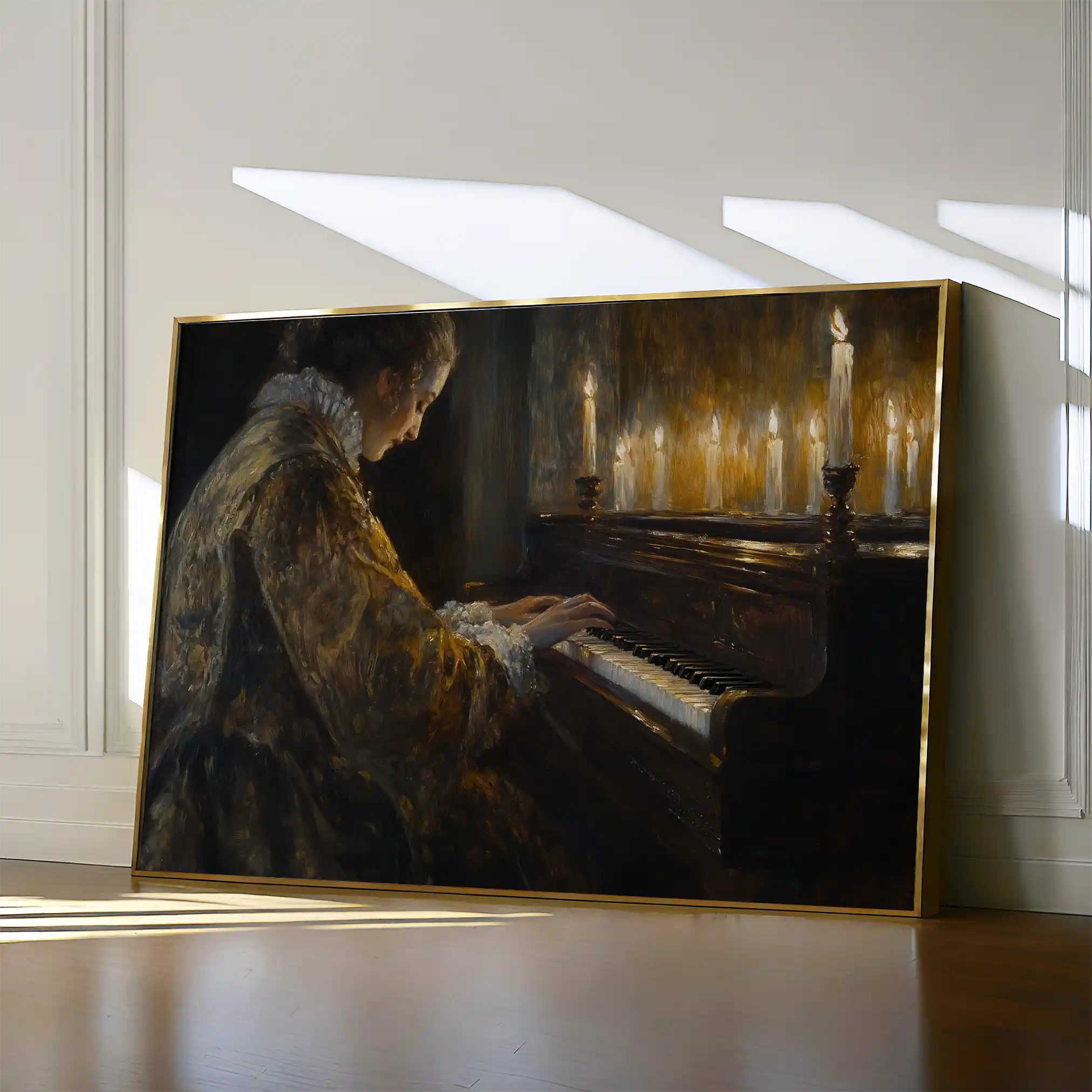 Classic 037 Canvas Art 18" x 24" / 45 x 60 cm / Black