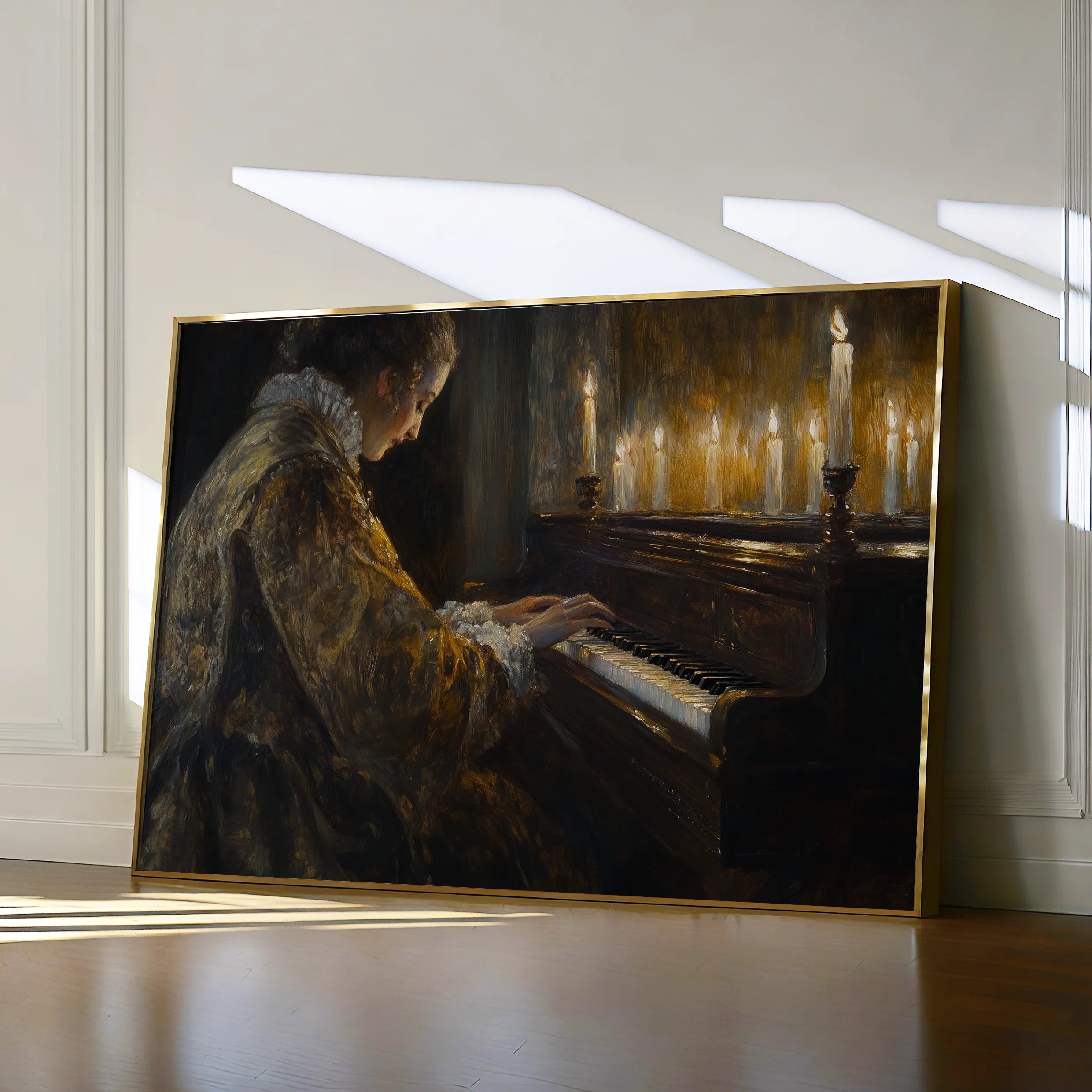 Classic 037 Canvas Art 18" x 24" / 45 x 60 cm / Black