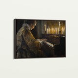 Classic 037 Canvas Art 18" x 24" / 45 x 60 cm / Black