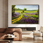 Landscape 037 Canvas Art 18" x 24" / 45 x 60 cm / Black