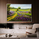 Landscape 037 Canvas Art 18" x 24" / 45 x 60 cm / Black