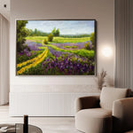 Landscape 037 Canvas Art 60 x 40 cm / Black