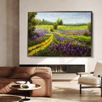 Landscape 037 Canvas Art 60 x 40 cm / Black