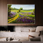 Landscape 037 Canvas Art 60 x 40 cm / Black