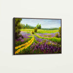 Landscape 037 Canvas Art 60 x 40 cm / Black