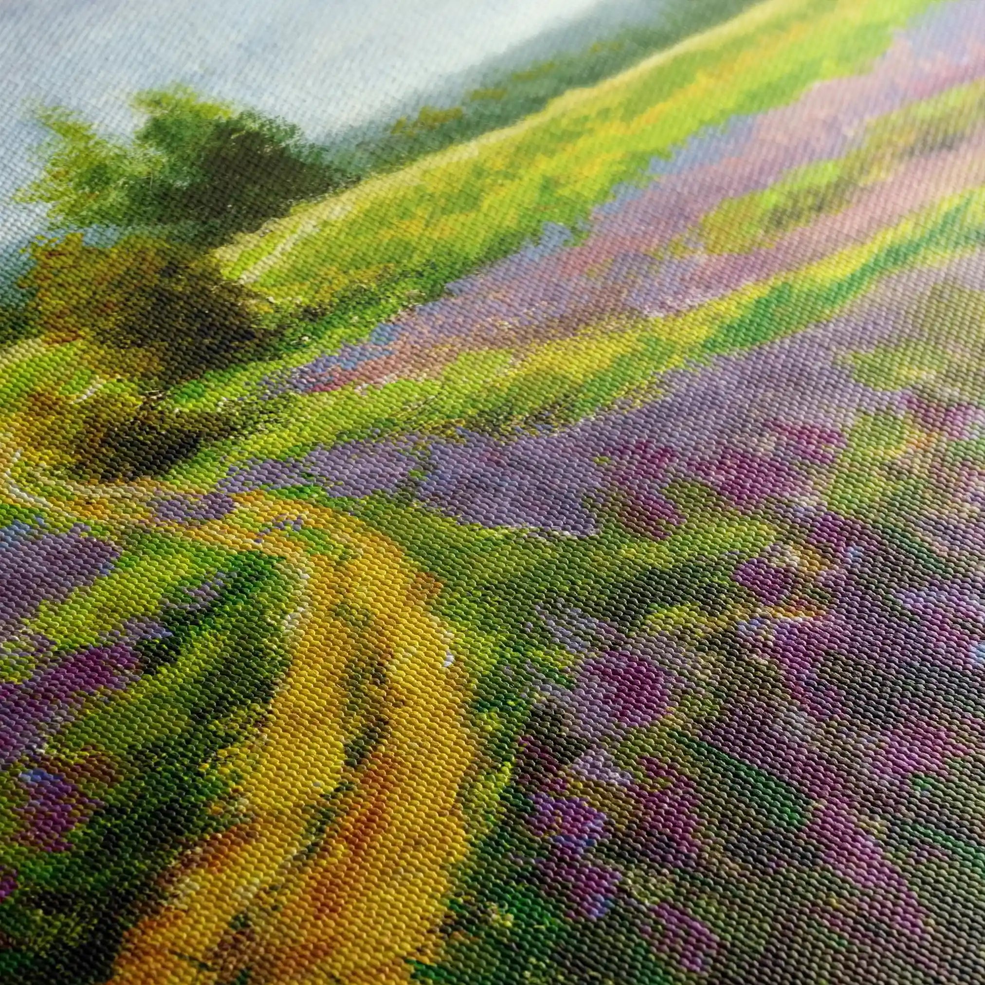 Landscape 037 Canvas Art 60 x 40 cm / Black