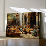 Orientalist 037 Canvas Art 18" x 24" / 45 x 60 cm / Black