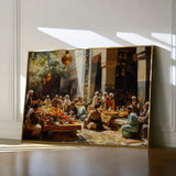 Orientalist 037 Canvas Art 18" x 24" / 45 x 60 cm / Black