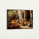 Orientalist 037 Canvas Art 18" x 24" / 45 x 60 cm / Black