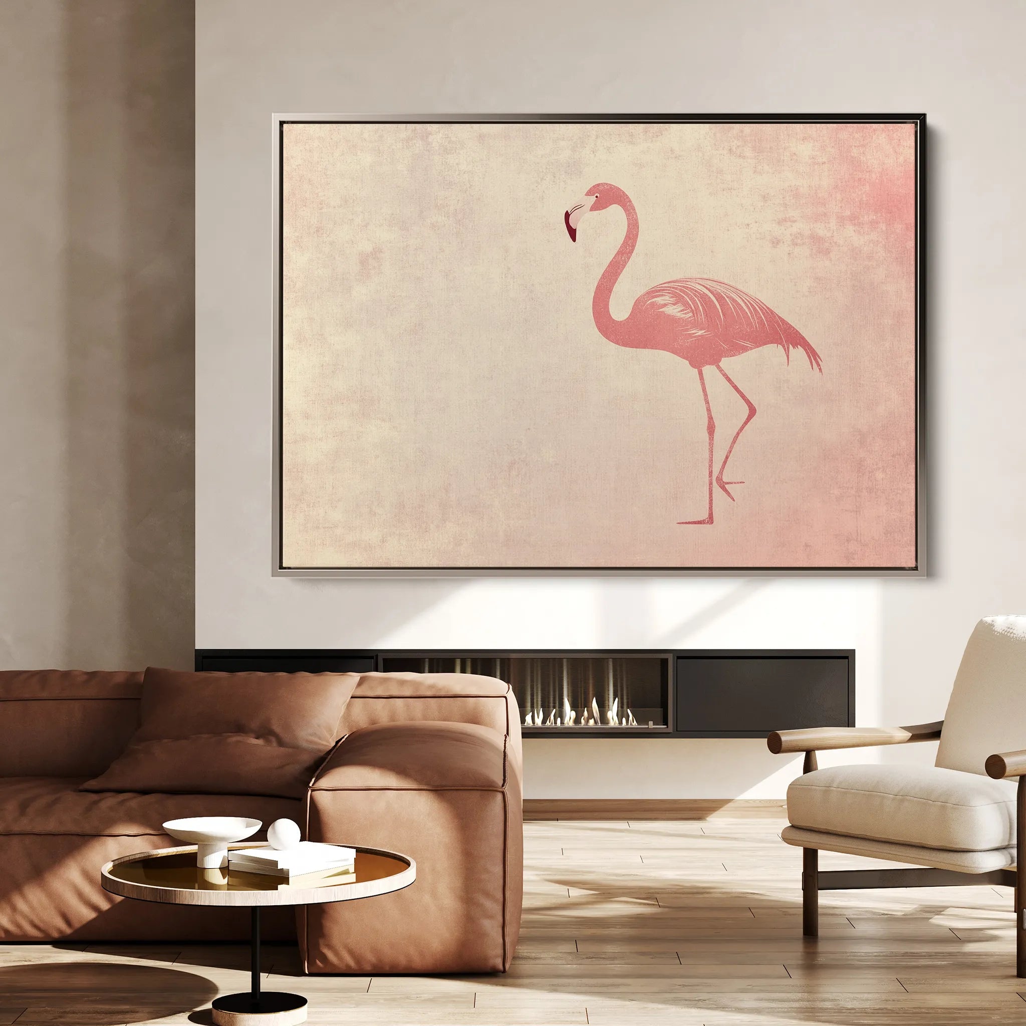 Animals 038 Canvas Art 18" x 24" / 45 x 60 cm / Black