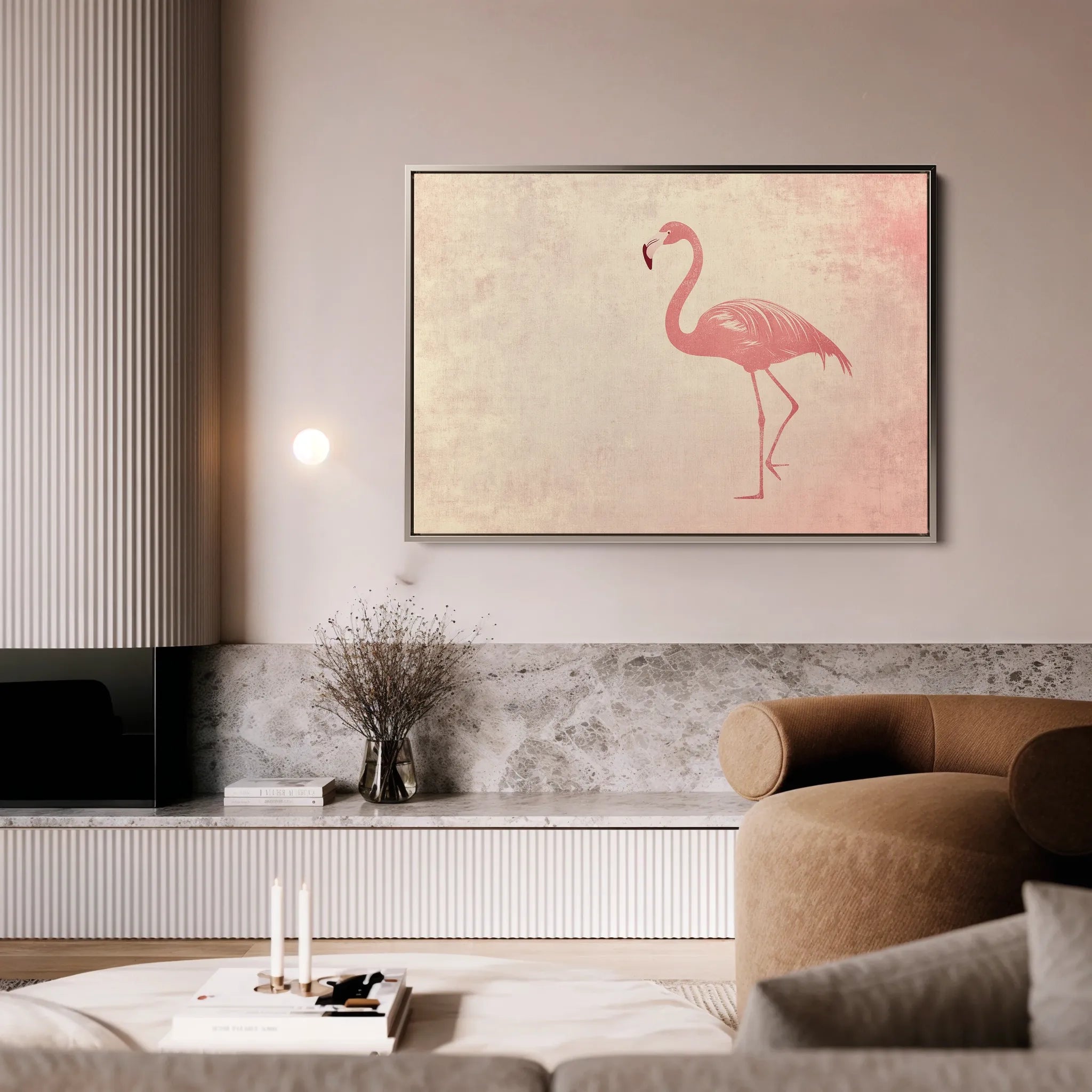 Animals 038 Canvas Art 18" x 24" / 45 x 60 cm / Black