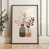 Boho 038 Canvas Art 18" x 24" / 45 x 60 cm / Black
