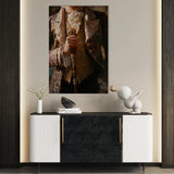 Classic 038 Canvas Art 18" x 24" / 45 x 60 cm / Black