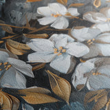 Floral 038 Canvas Art 18" x 24" / 45 x 60 cm / Black