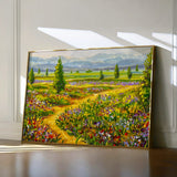 Landscape 038 Canvas Art 18" x 24" / 45 x 60 cm / Black