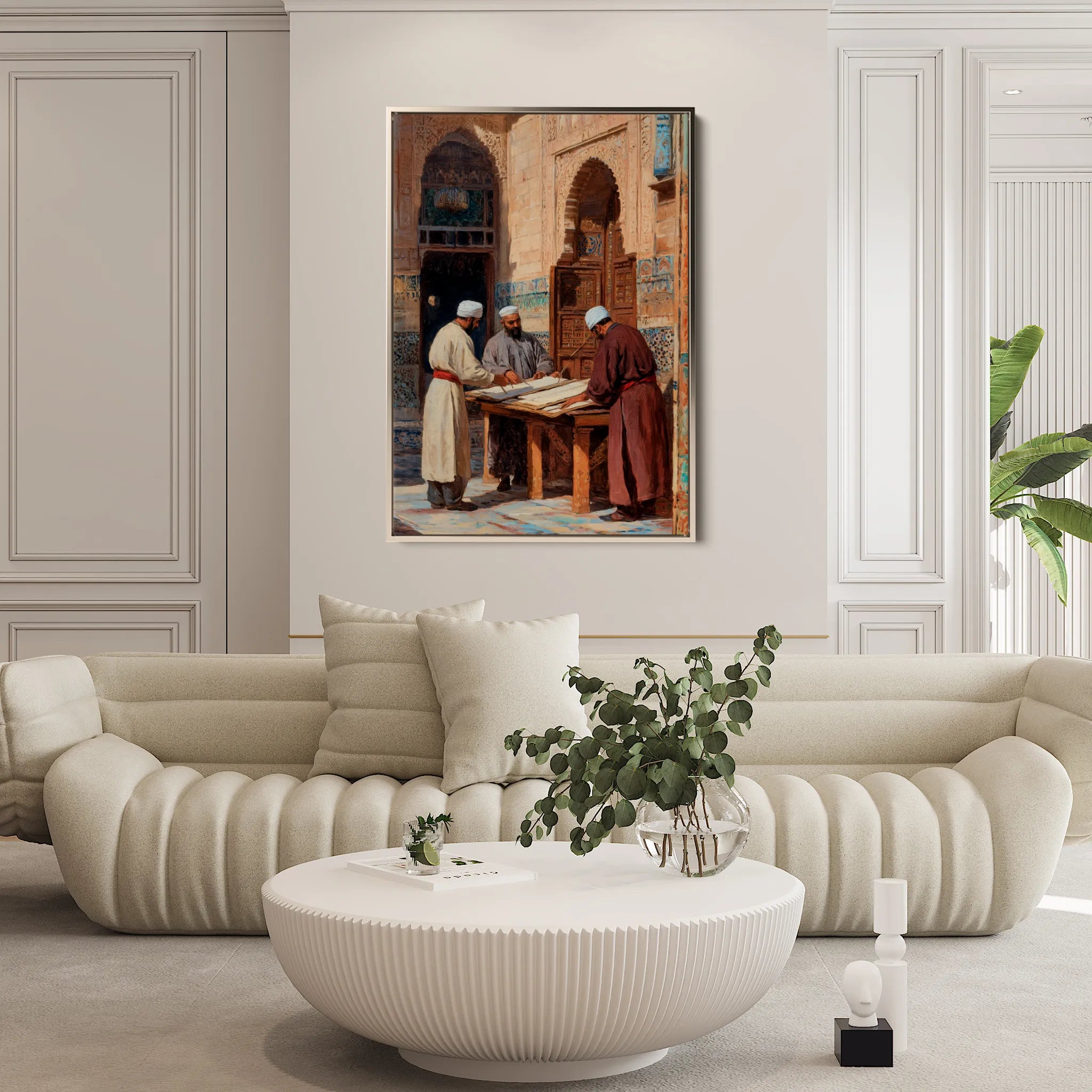 Orientalist 038 Canvas Art 18" x 24" / 45 x 60 cm / Black