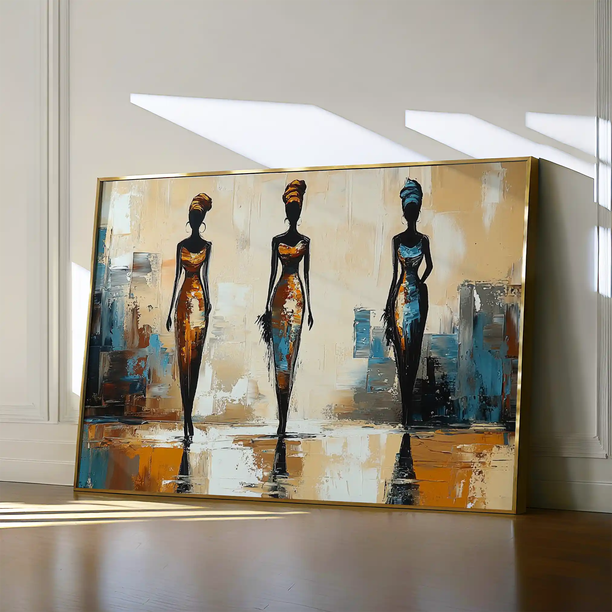 Portrait 038 Canvas Art 60 x 40 cm / Black