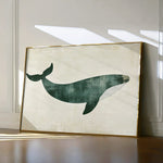 Animals 039 Canvas Art 18" x 24" / 45 x 60 cm / Black
