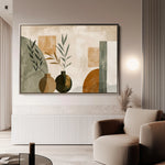 Boho 039 Canvas Art 18" x 24" / 45 x 60 cm / Black