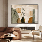 Boho 039 Canvas Art 18" x 24" / 45 x 60 cm / Black