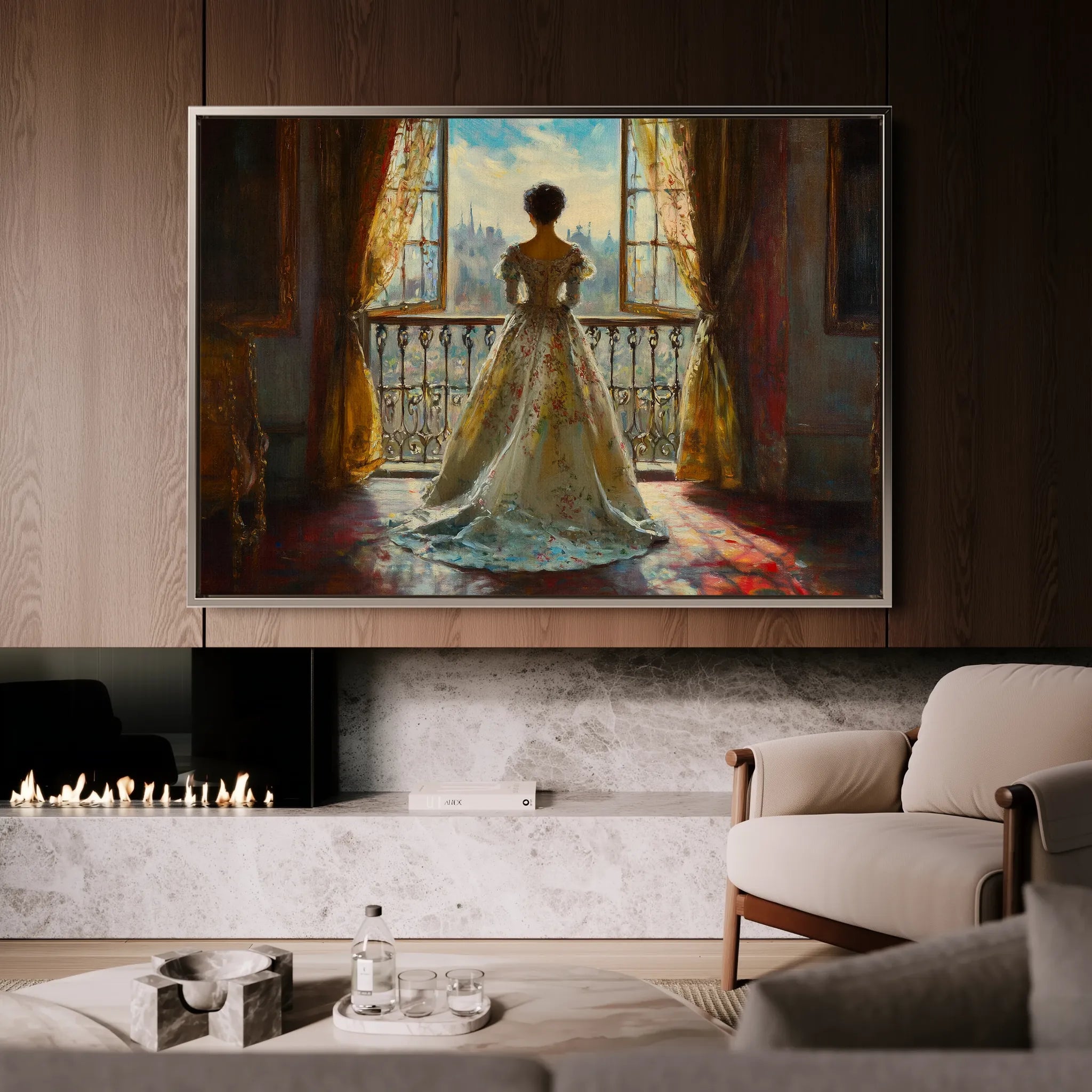 Classic 039 Canvas Art 18" x 24" / 45 x 60 cm / Black