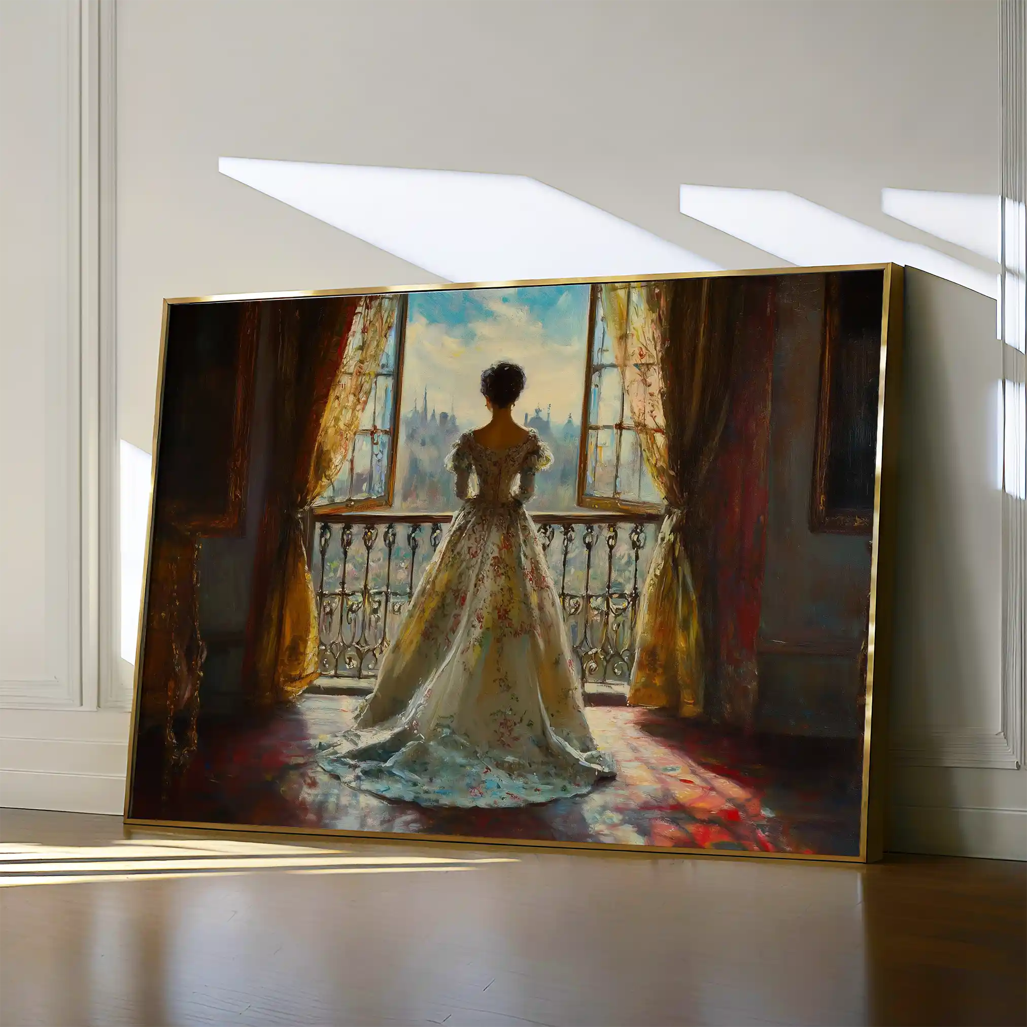 Classic 039 Canvas Art 18" x 24" / 45 x 60 cm / Black