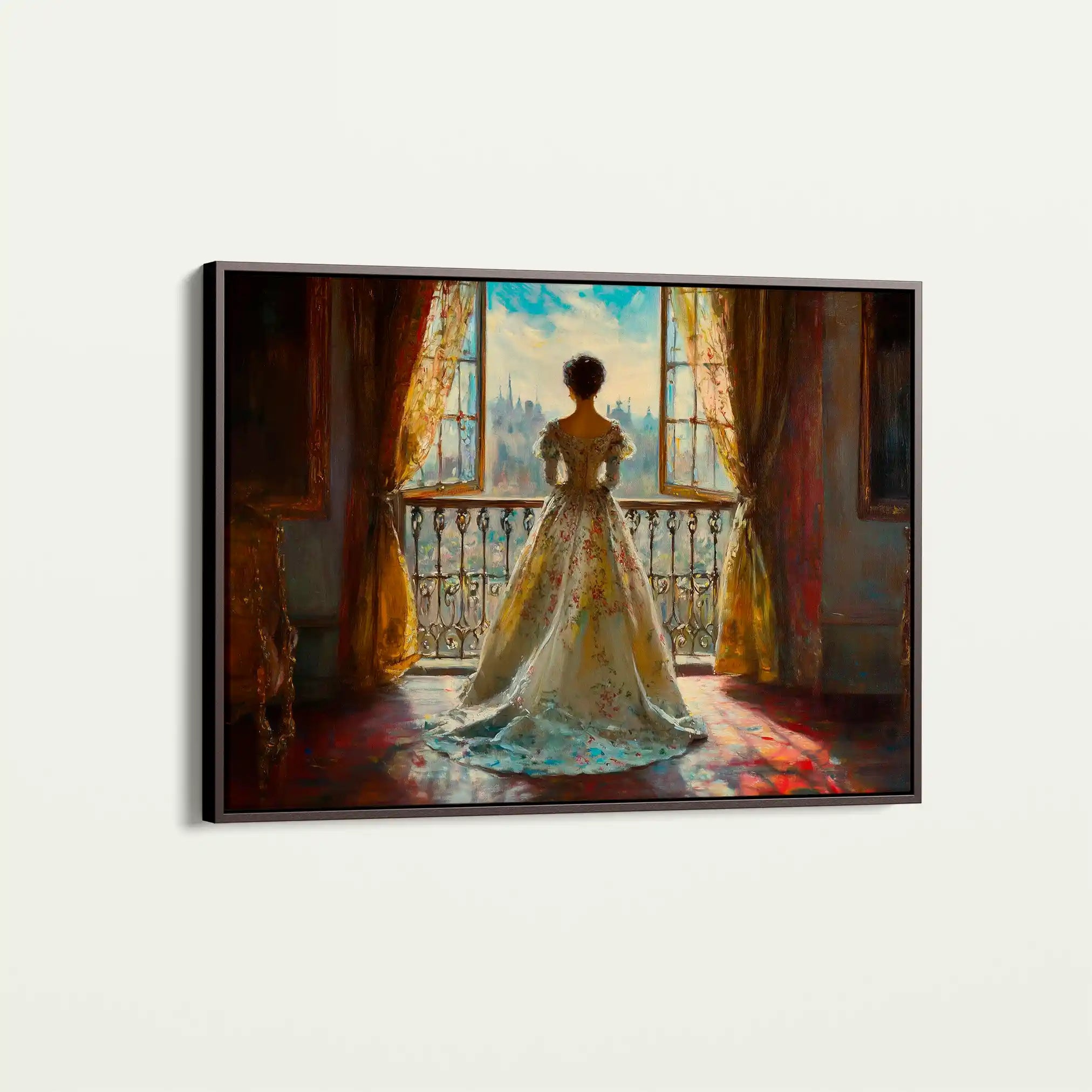 Classic 039 Canvas Art 18" x 24" / 45 x 60 cm / Black