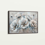 Floral 039 Canvas Art 18" x 24" / 45 x 60 cm / Black