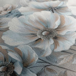 Floral 039 Canvas Art 18" x 24" / 45 x 60 cm / Black