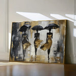 Portrait 039 Canvas Art 18" x 24" / 45 x 60 cm / Black