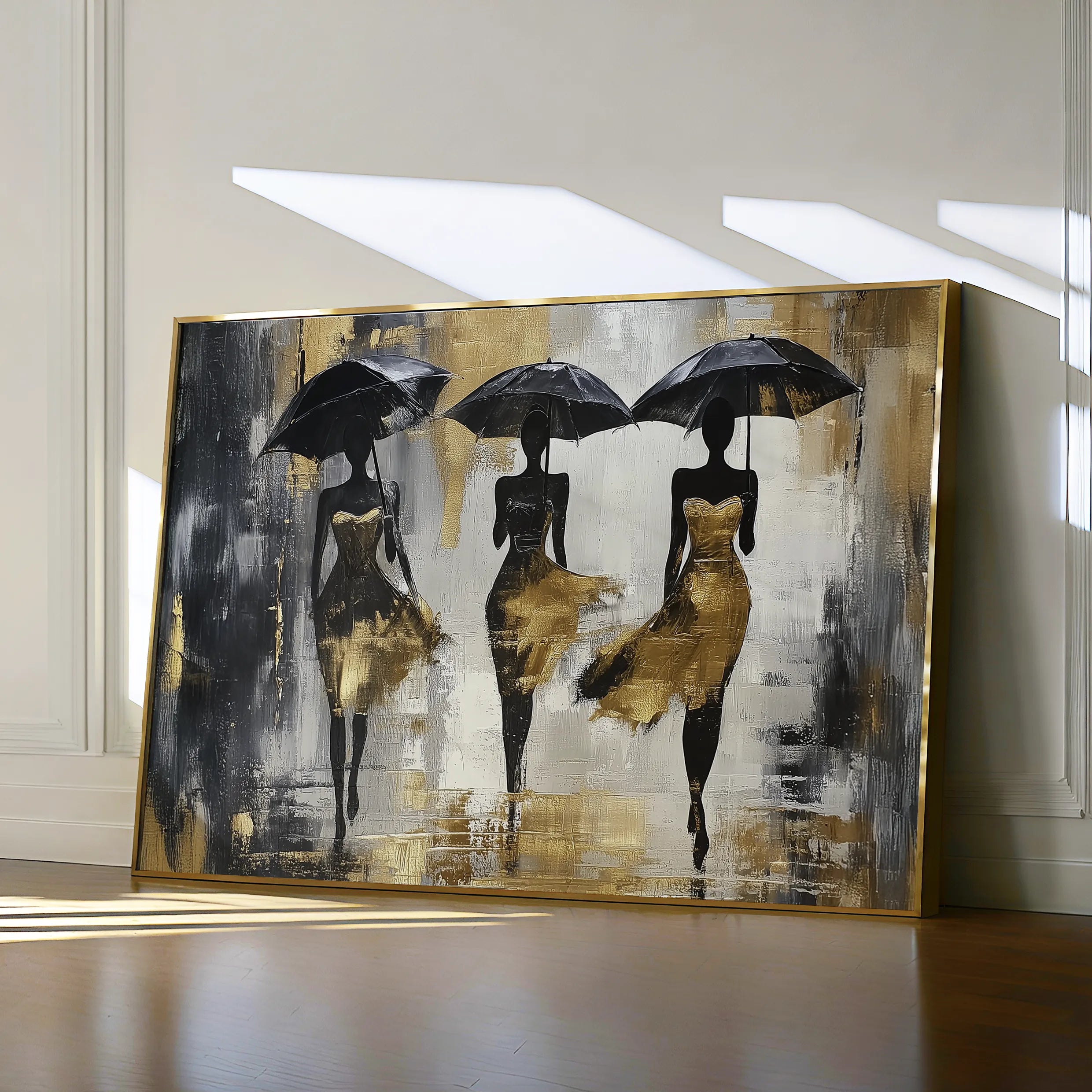 Portrait 039 Canvas Art 18" x 24" / 45 x 60 cm / Black