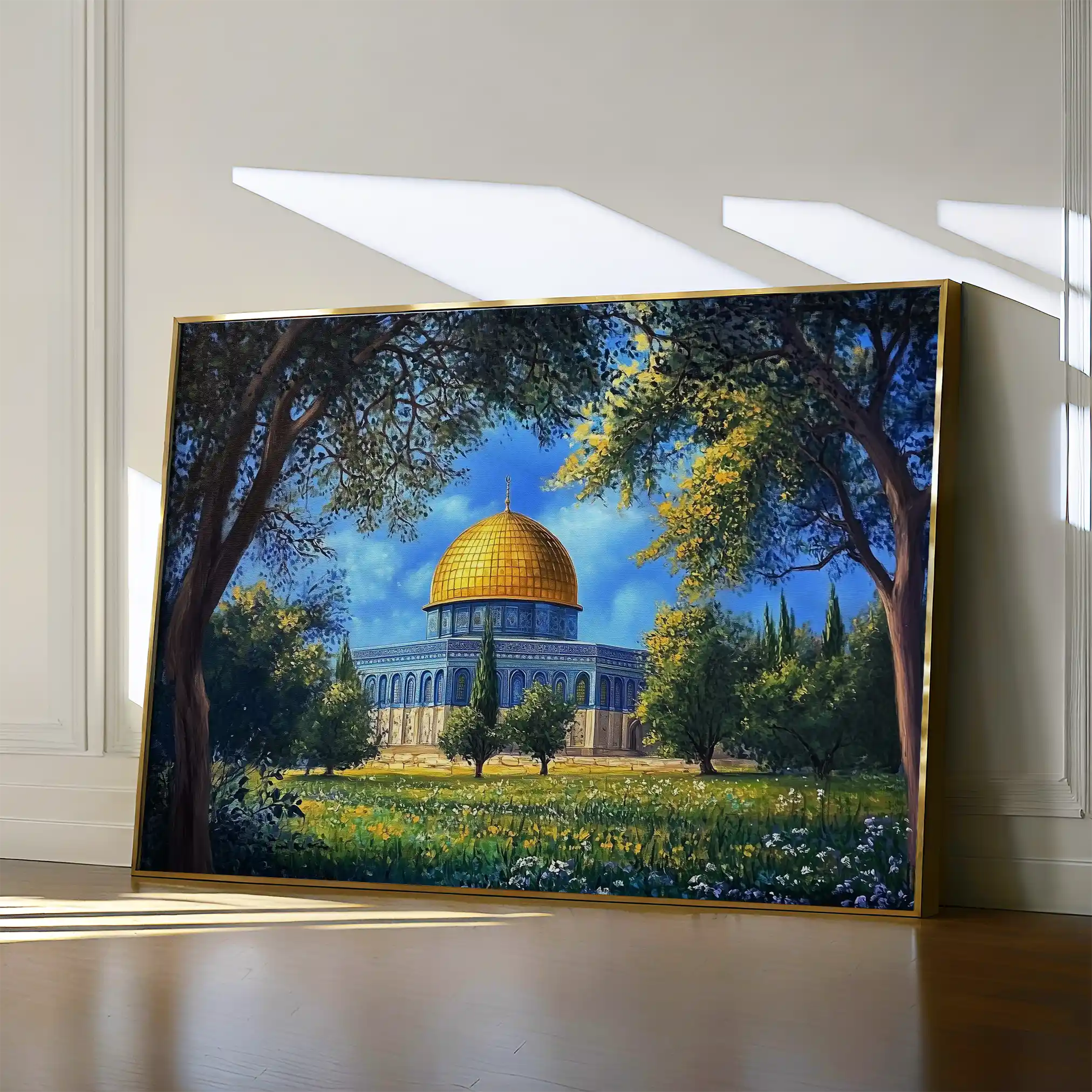 Palestine 039 Canvas Art 60 x 40 cm / Black