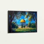 Palestine 039 Canvas Art 60 x 40 cm / Black