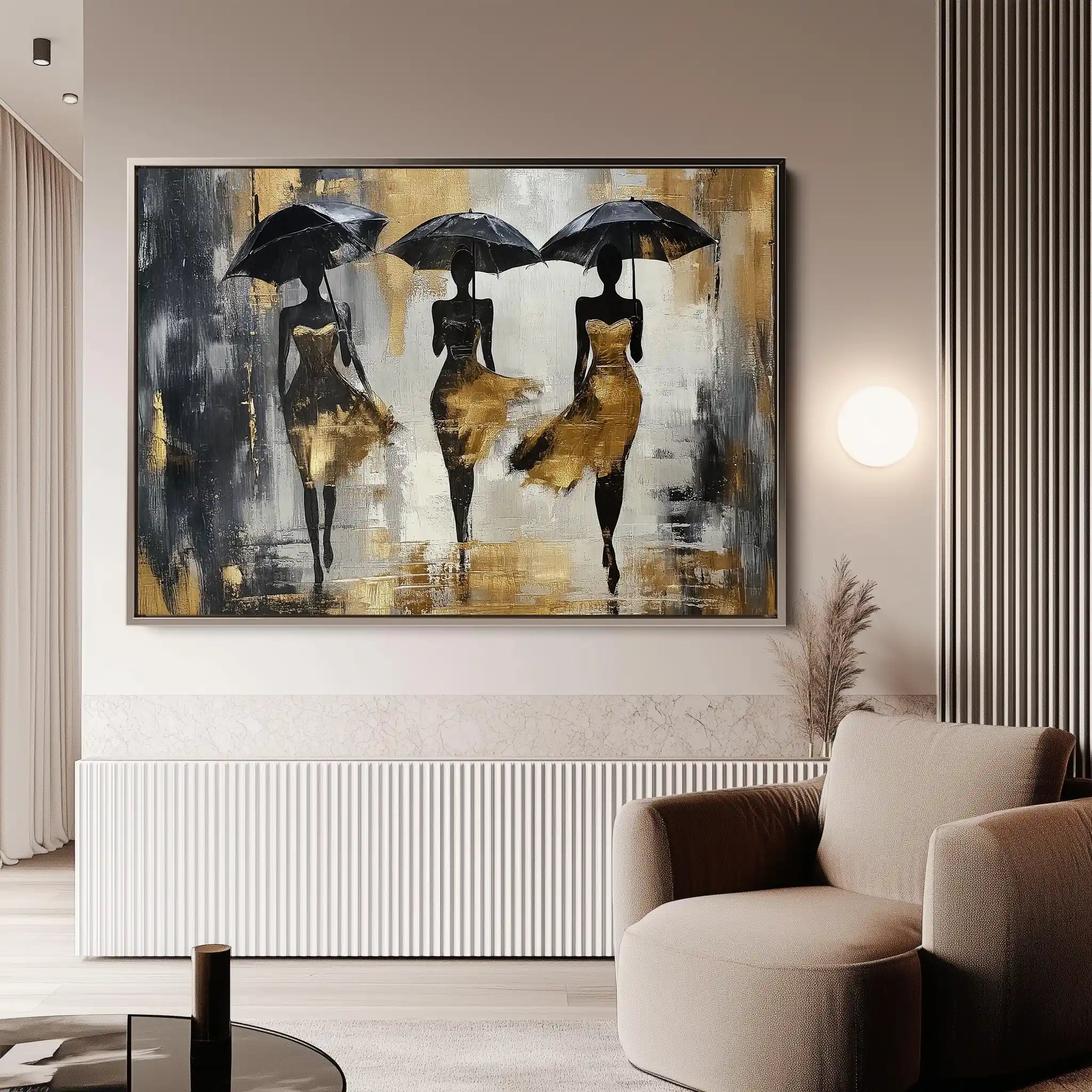 Portrait 039 Canvas Art 60 x 40 cm / Black