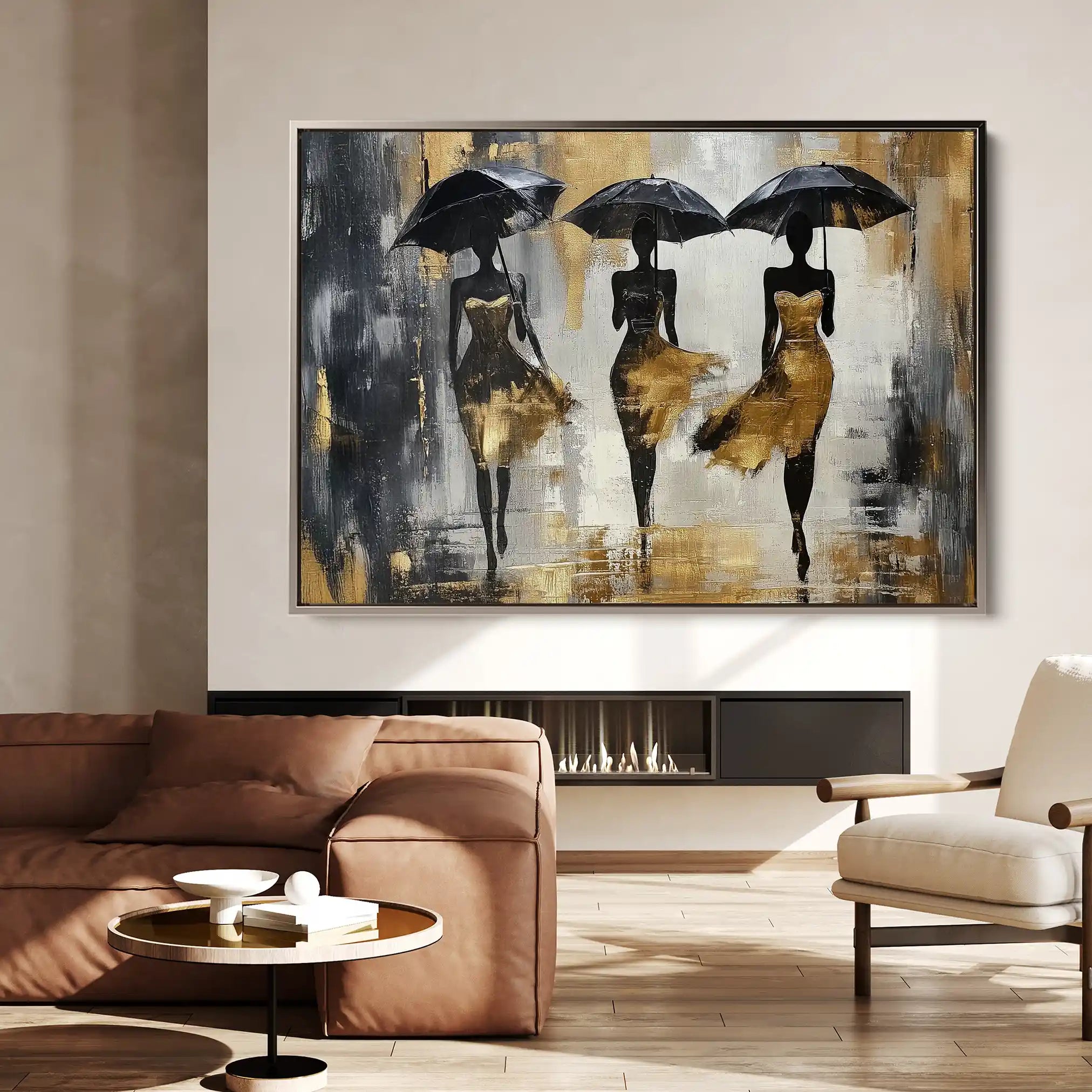 Portrait 039 Canvas Art 60 x 40 cm / Black