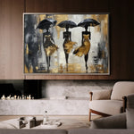 Portrait 039 Canvas Art 60 x 40 cm / Black
