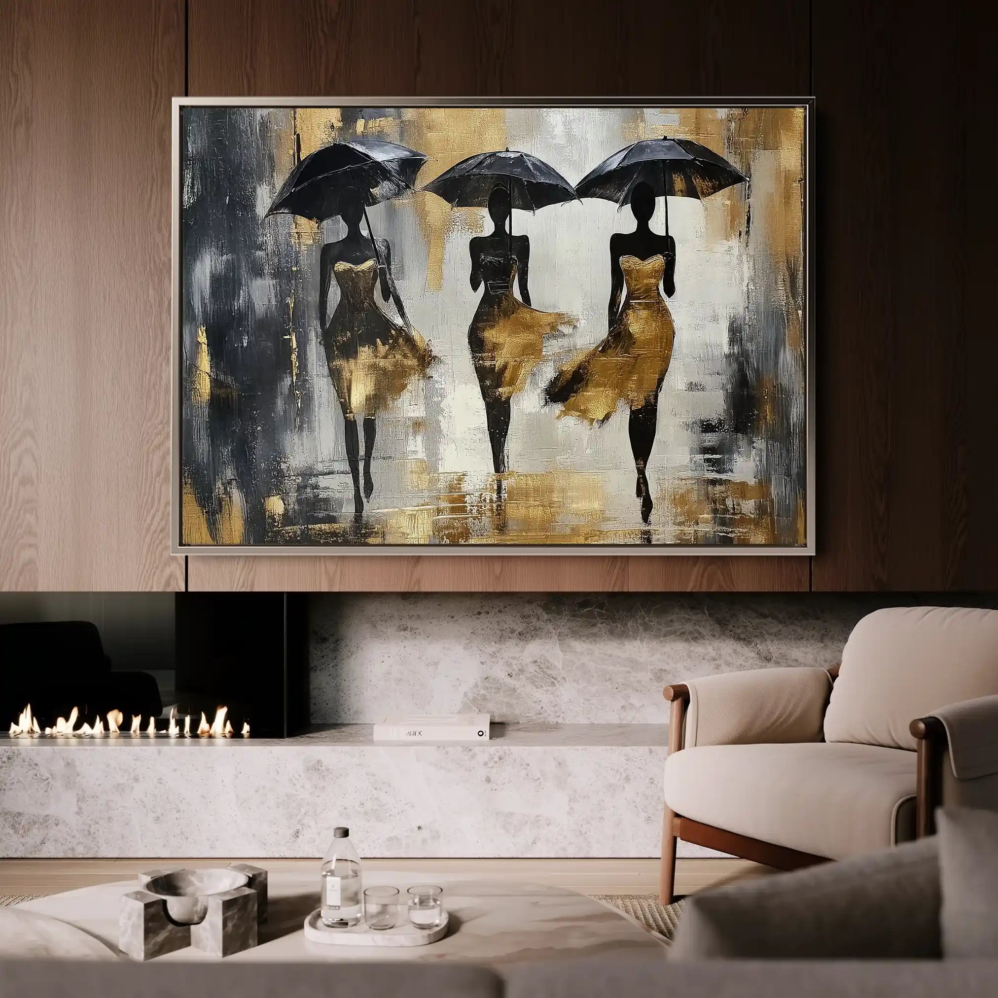 Portrait 039 Canvas Art 60 x 40 cm / Black