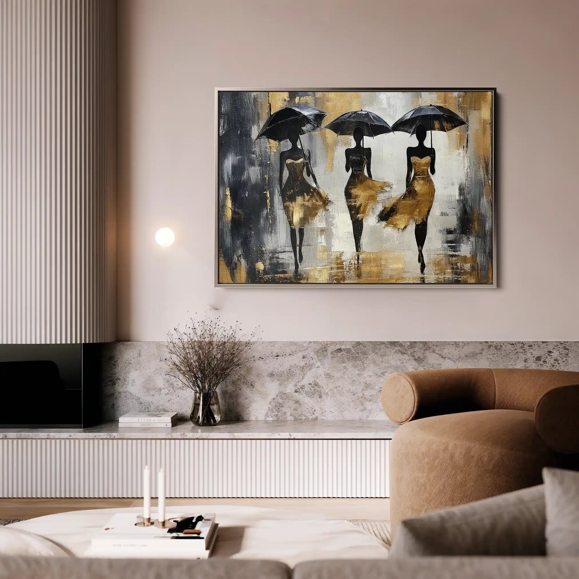 Portrait 039 Canvas Art 60 x 40 cm / Black