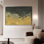 Abstract 040 Canvas Art 18" x 24" / 45 x 60 cm / Black