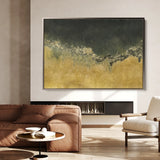 Abstract 040 Canvas Art 18" x 24" / 45 x 60 cm / Black