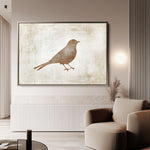 Animals 040 Canvas Art 18" x 24" / 45 x 60 cm / Black