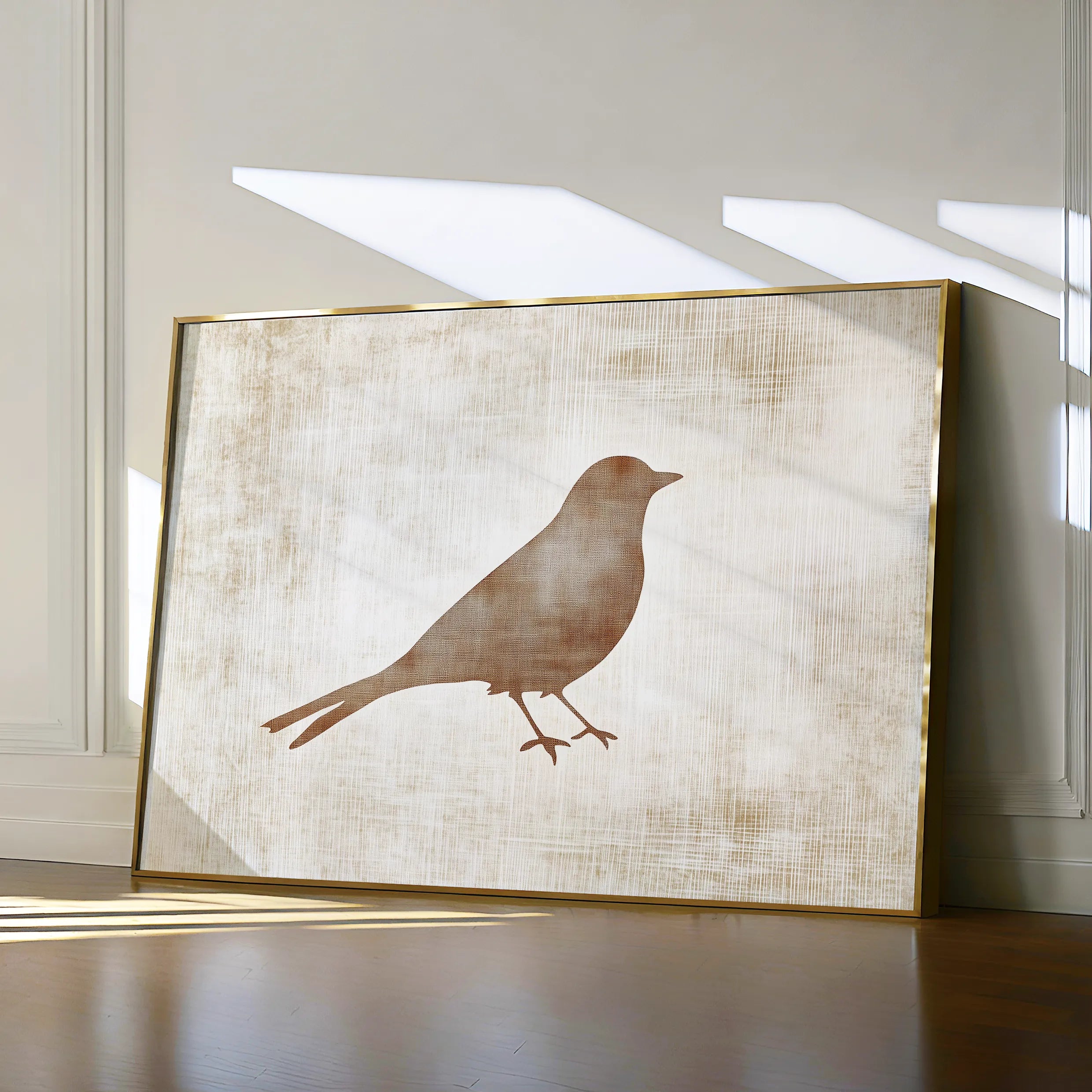 Animals 040 Canvas Art 18" x 24" / 45 x 60 cm / Black