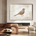 Animals 040 Canvas Art 18" x 24" / 45 x 60 cm / Black