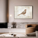 Animals 040 Canvas Art 18" x 24" / 45 x 60 cm / Black