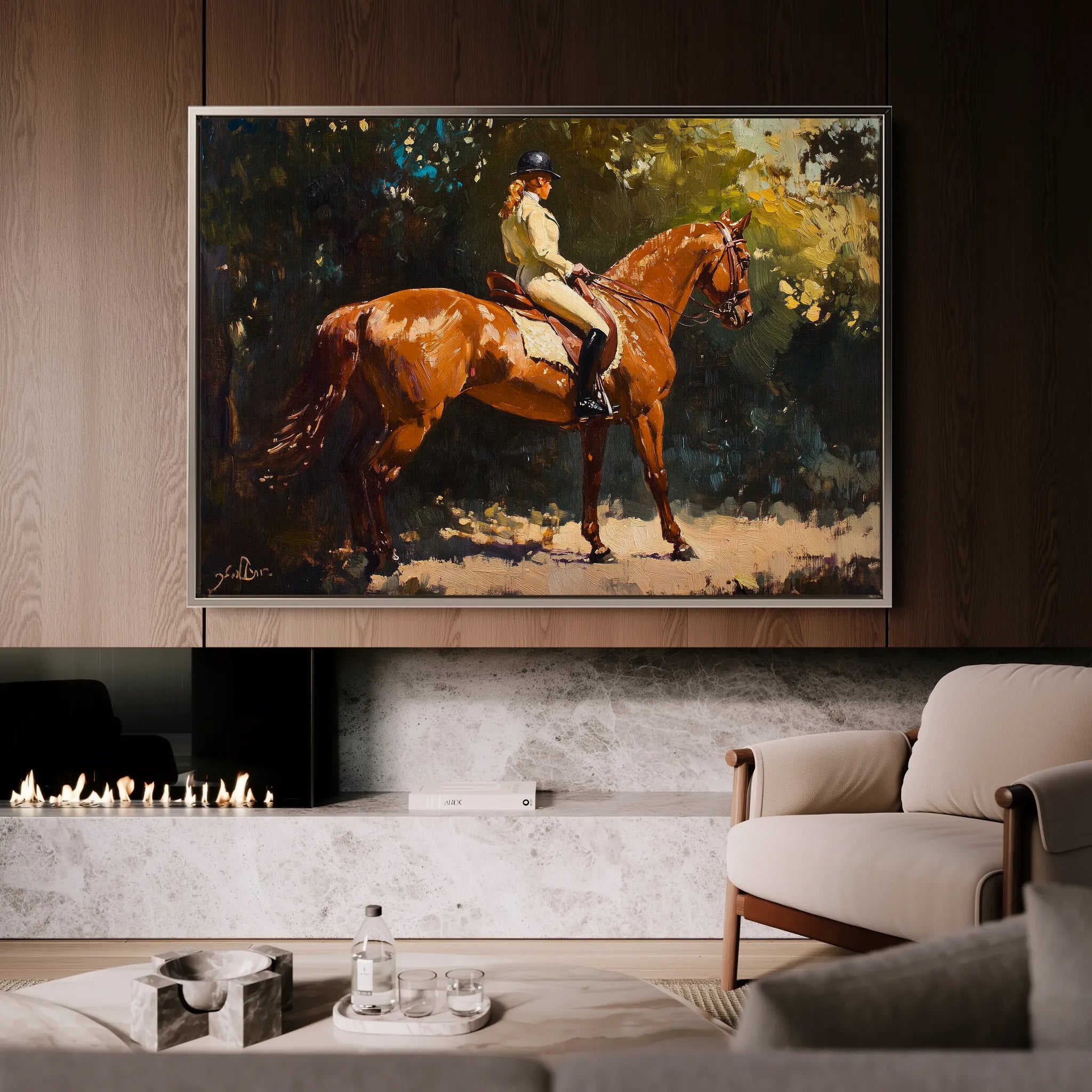 Classic 040 Canvas Art 18" x 24" / 45 x 60 cm / Black