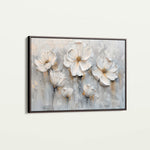 Floral 040 Canvas Art 18" x 24" / 45 x 60 cm / Black